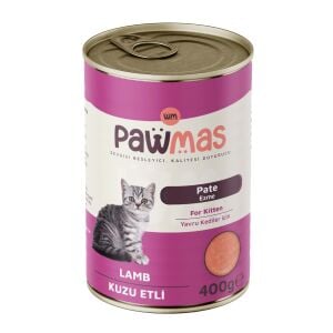 Pawmas Pate Kuzu Etli Yavru Kedi Konservesi 400 gr