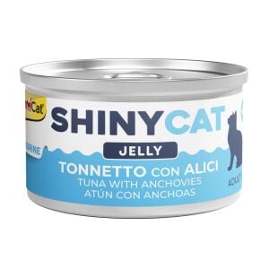 Gimcat Shinycat Jelly (Jöle içinde) Ançüezli Ton Balıklı Kedi Konservesi 70gr