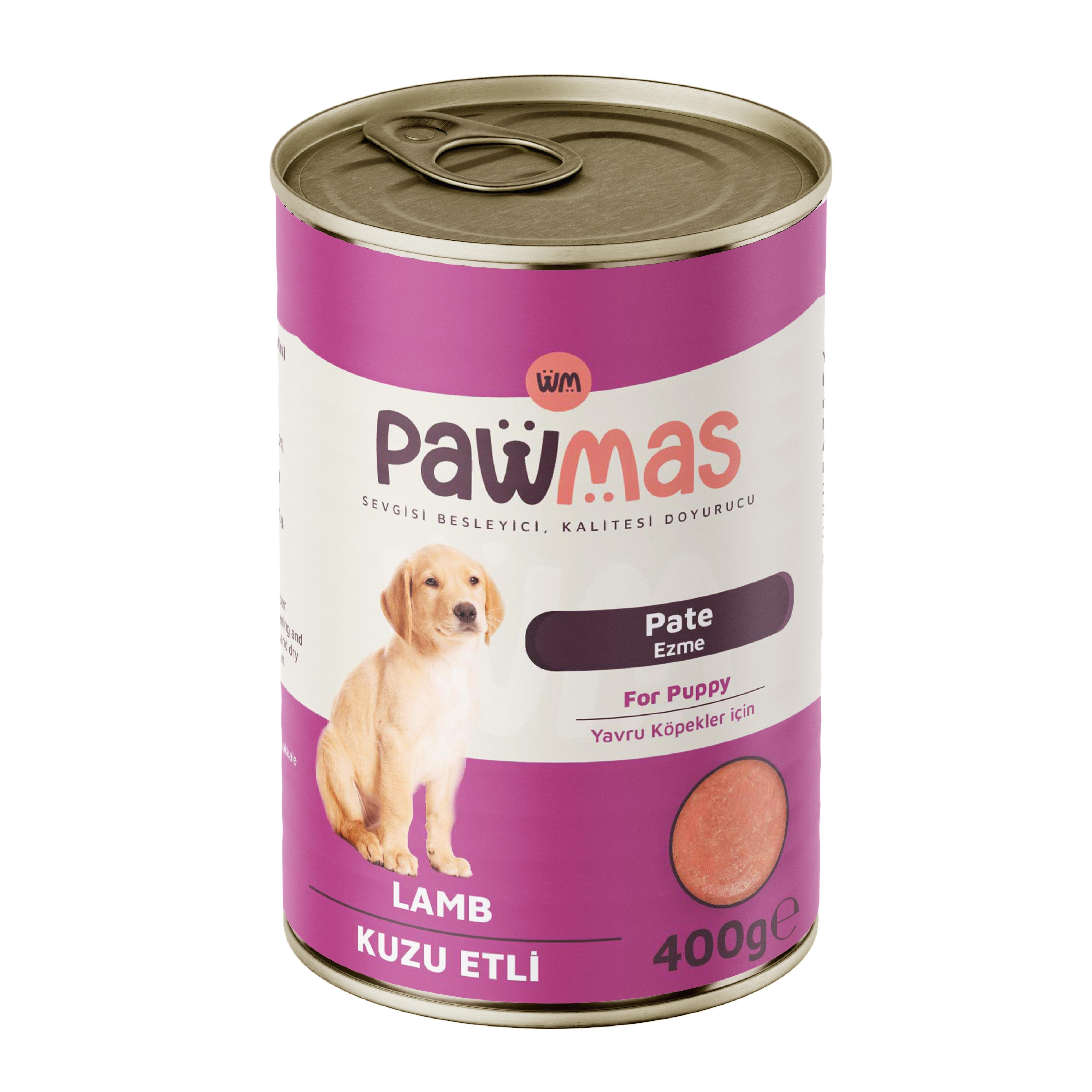 Pawmas Pate Kuzu Etli Yavru Köpek Konservesi 400 gr