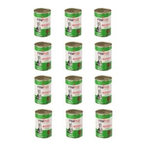Pawmas kuzu etli yetişkin kedi konservesi 400 gr x 12adet