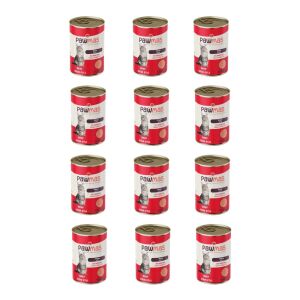 Pawmas pate sığır etli yetişkin kedi konservesi 400 gr x 12adet