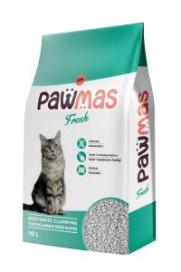 Pawmas Fresh Bentonit Kedi Kumu 10 Lt