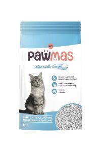 Pawmas Marsilya Sabunu Kokulu Bentonit Kedi Kumu 10 Lt