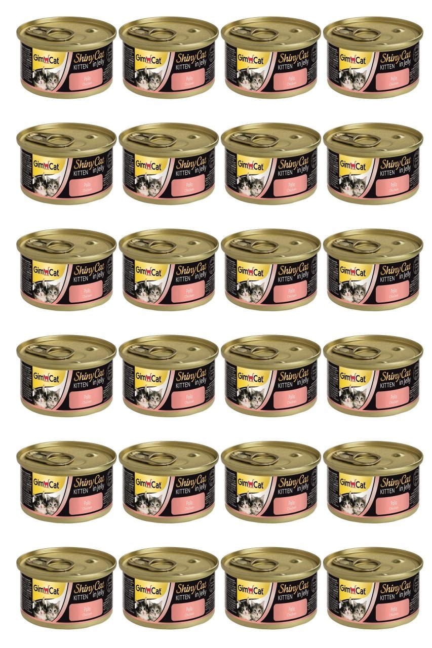 GimCat Shinycat Tavuklu Konserve Yavru Kedi Maması 70 Gr x 24 Adet
