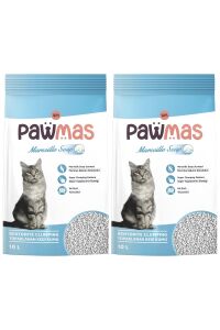 Pawmas Marsilya Sabunu Kokulu Bentonit Kedi Kumu 10 Lt x 2 Adet