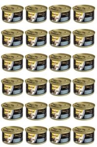 GimCat Shinycat Tuna Balıklı Karidesli Konserve Kedi Maması 70 Gr x 24 Adet
