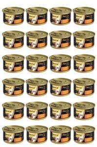 GimCat Shinycat Konserve Kedi Maması - Tuna Balıklı Tavuklu 70gr x 24 Adet