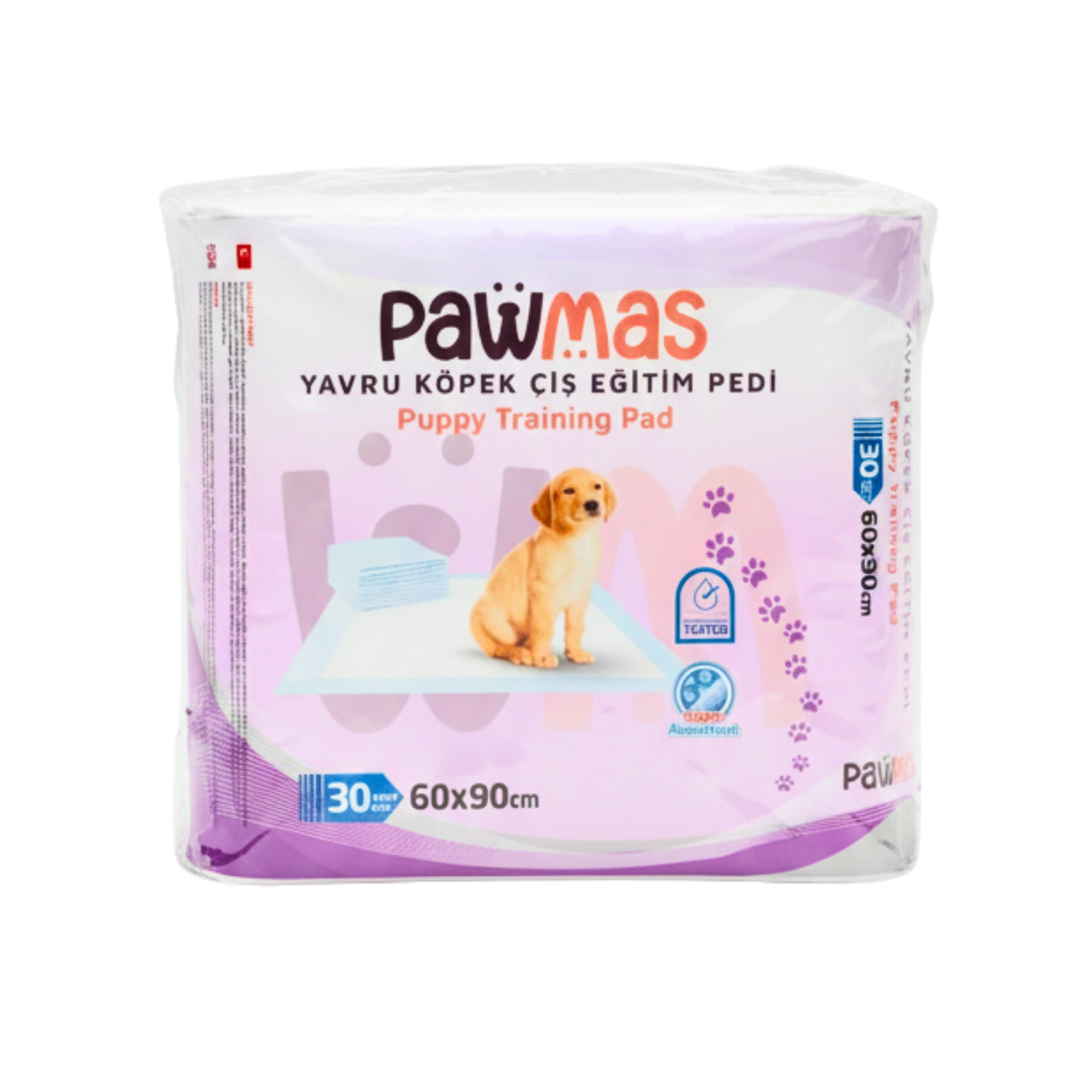 Pawmas Yavru Köpekler için Çiş Eğitim Pedi 60x90 cm 30 Adet
