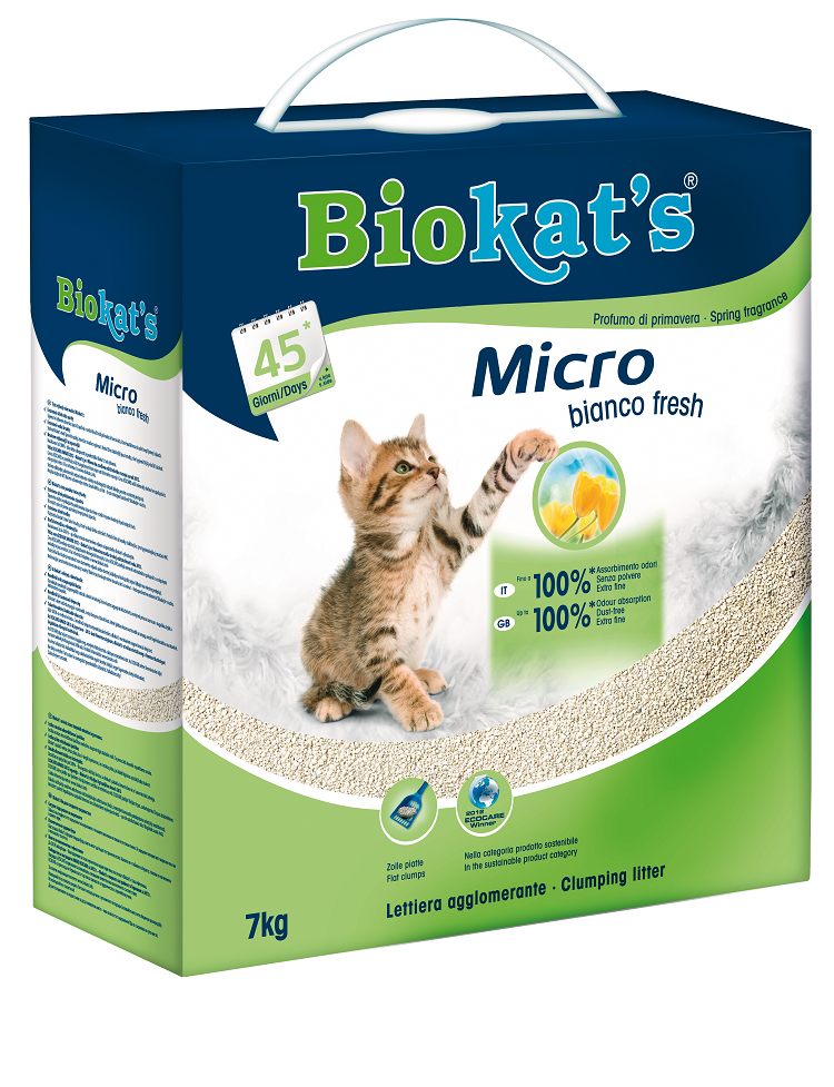 Biokats Micro Bianco Fresh  Kedi Kumu 7Kg
