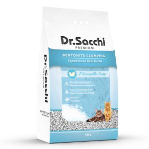 Dr.Sacchi Marsilya Sabunu Kokulu Bentonit Kedi Kumu 10 LT