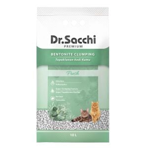 Dr. Sacchi Fresh Bentonit Kedi Kumu 10 LT