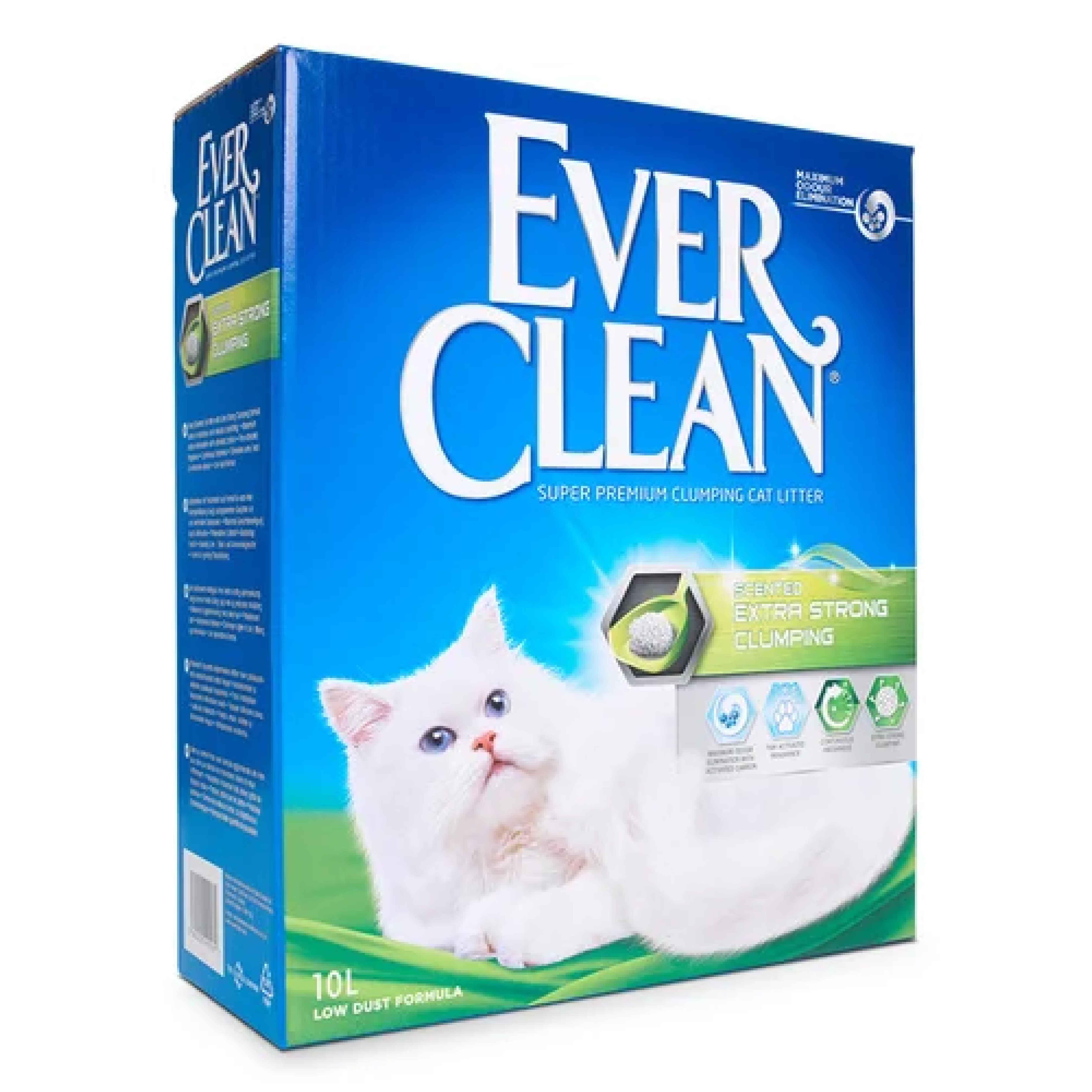 Ever Clean Extra Strong Scented (Ekstra Güçlü) Kokulu Kedi Kumu 10 Lt
