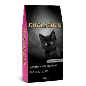 Challenge Sığır Etli Yavru Kedi MamaAsı 15 Kg