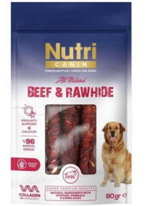 Nutri Canin Sığır Eti Sarılı Kemik Small 80 Gr