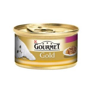Gourmet Gold Çifte Lezzet Hindili ve Ördekli Yetişkin Kedi Konservesi 85 Gr