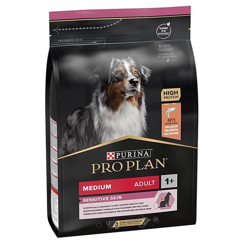 Pro Plan Opti Derma Adult Sensitive Somonlu Orta Irk Yetişkin Köpek Maması 3 Kg