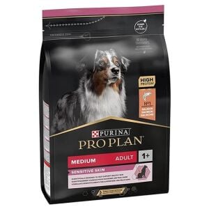 Pro Plan Opti Derma Adult Sensitive Somonlu Orta Irk Yetişkin Köpek Maması 3 Kg