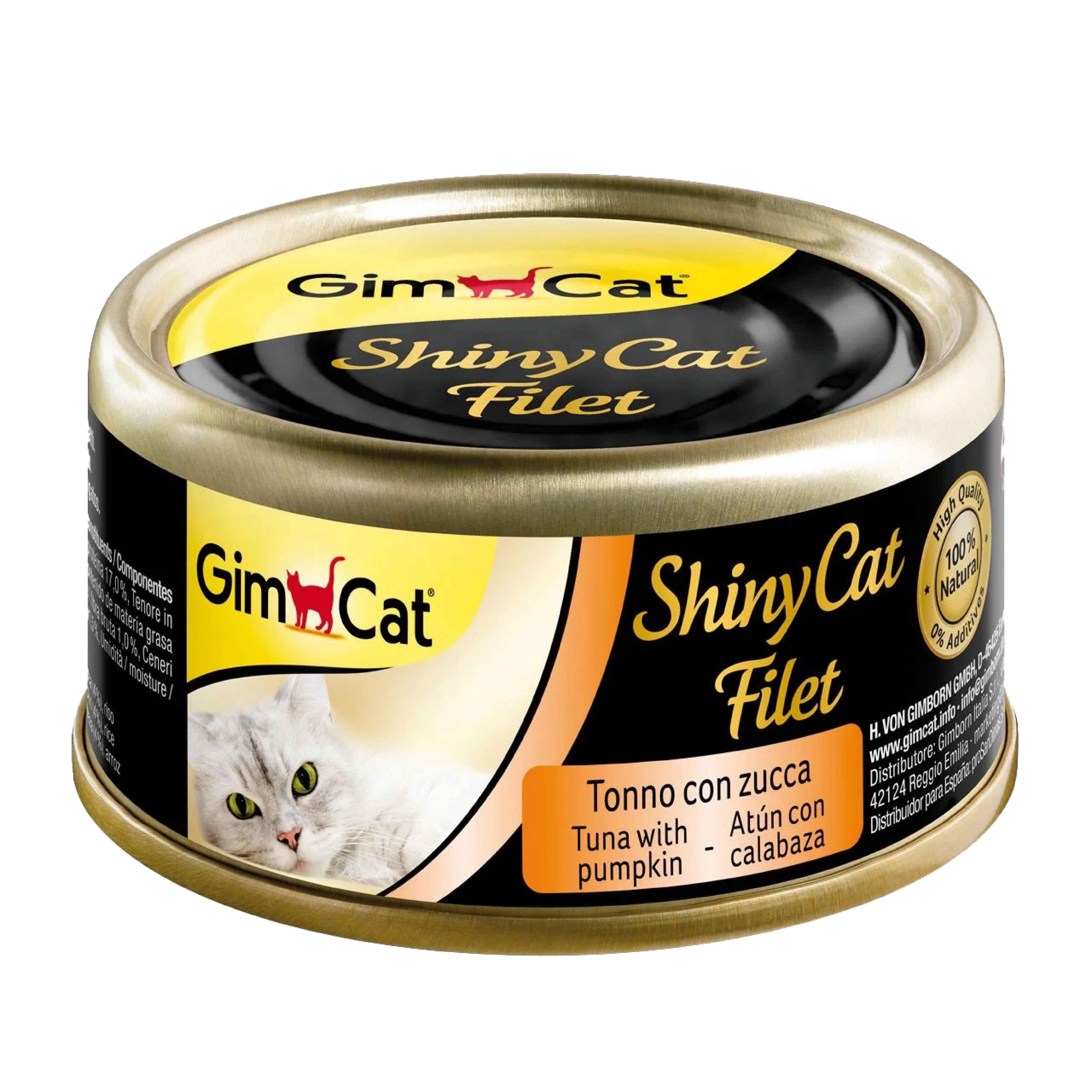 GimCat Shinycat Fileto Tuna Bal Kabaklı Kedi Maması 70 Gr