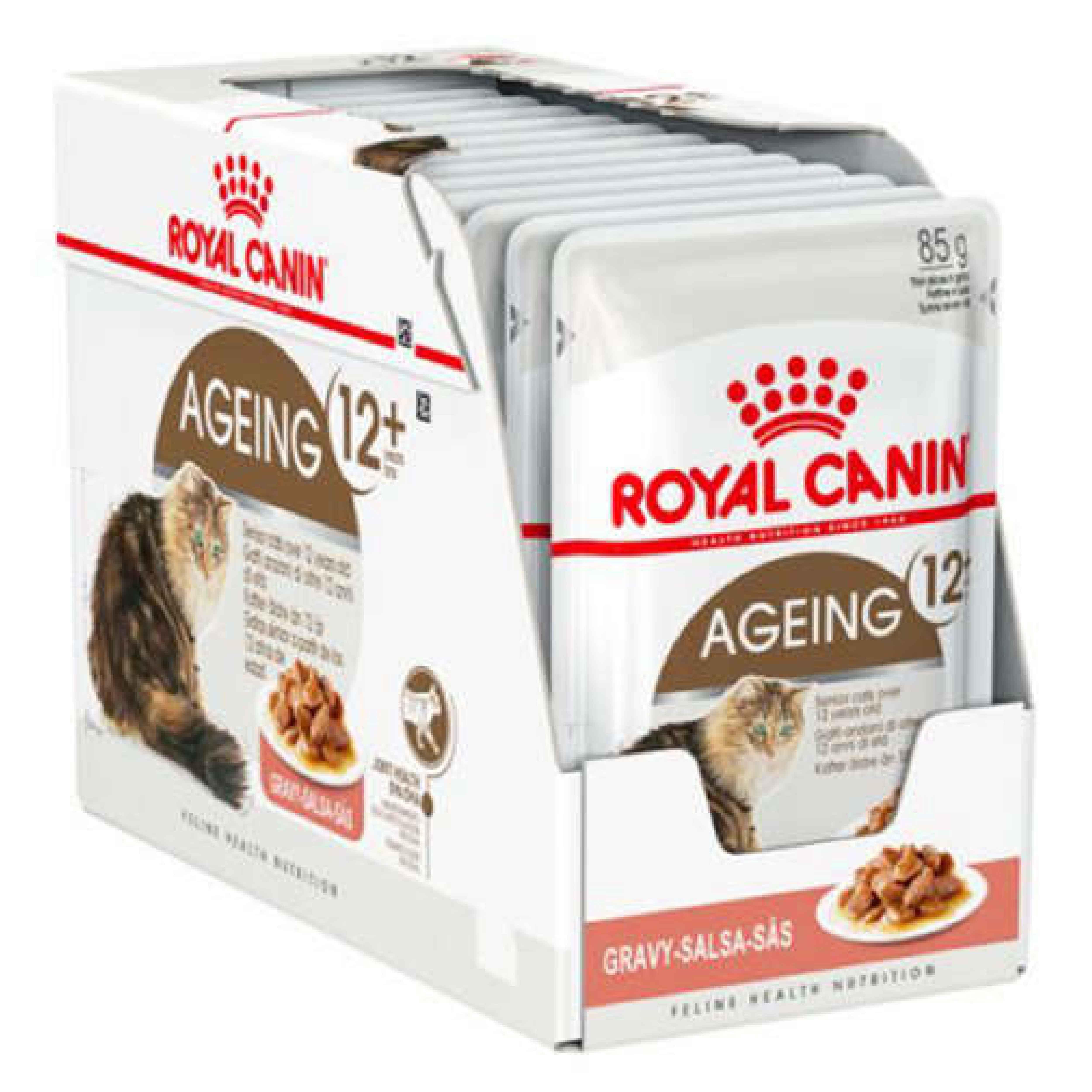 Royal Canin Gravy Ageing +12 Yaşlı Kedi Yaş Maması 85 Gr-(12 Adetx85 Gr)