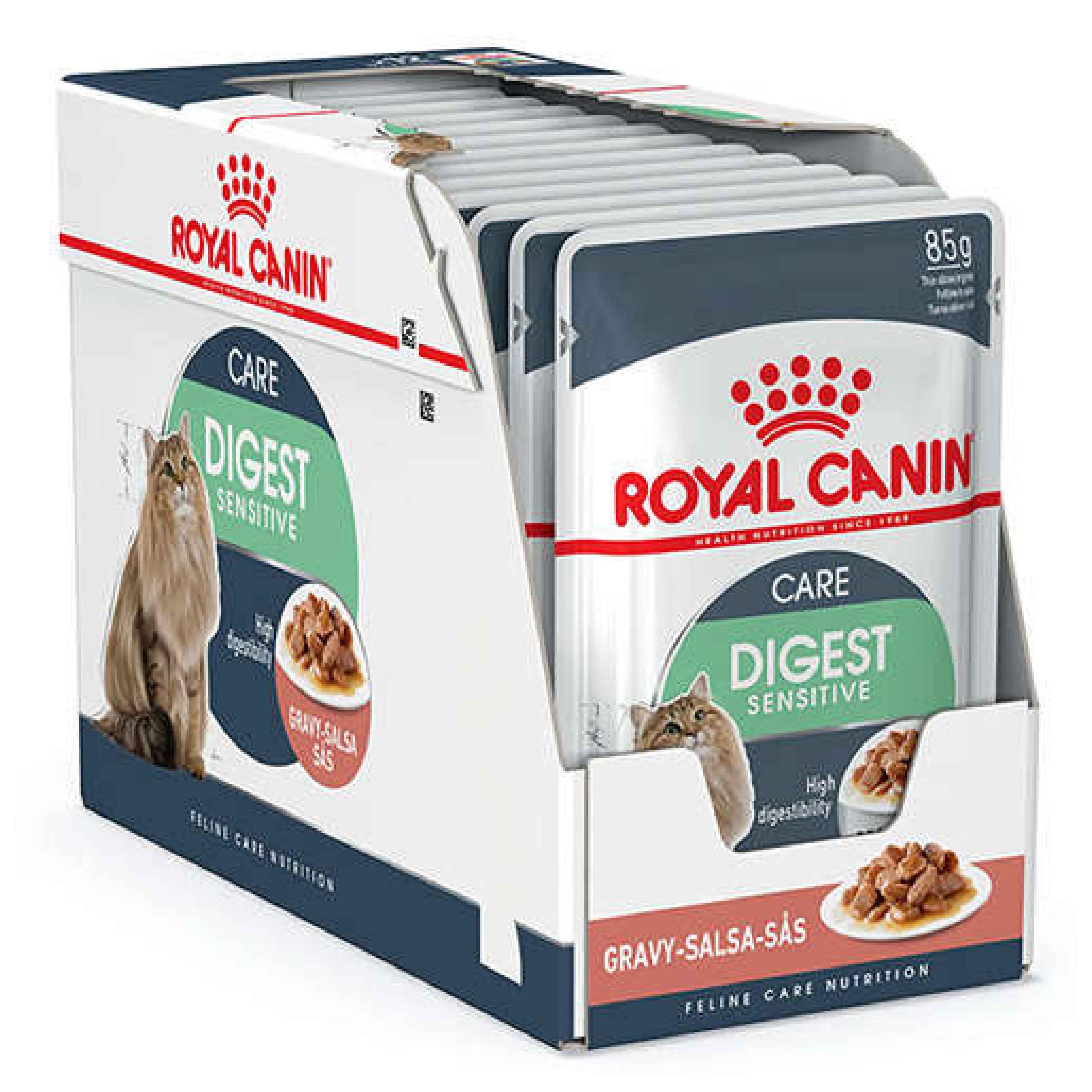 Royal Canin Gravy Digest Sensitive Hassas Kedi Maması 85 Gr-(12 Adetx85 Gr)