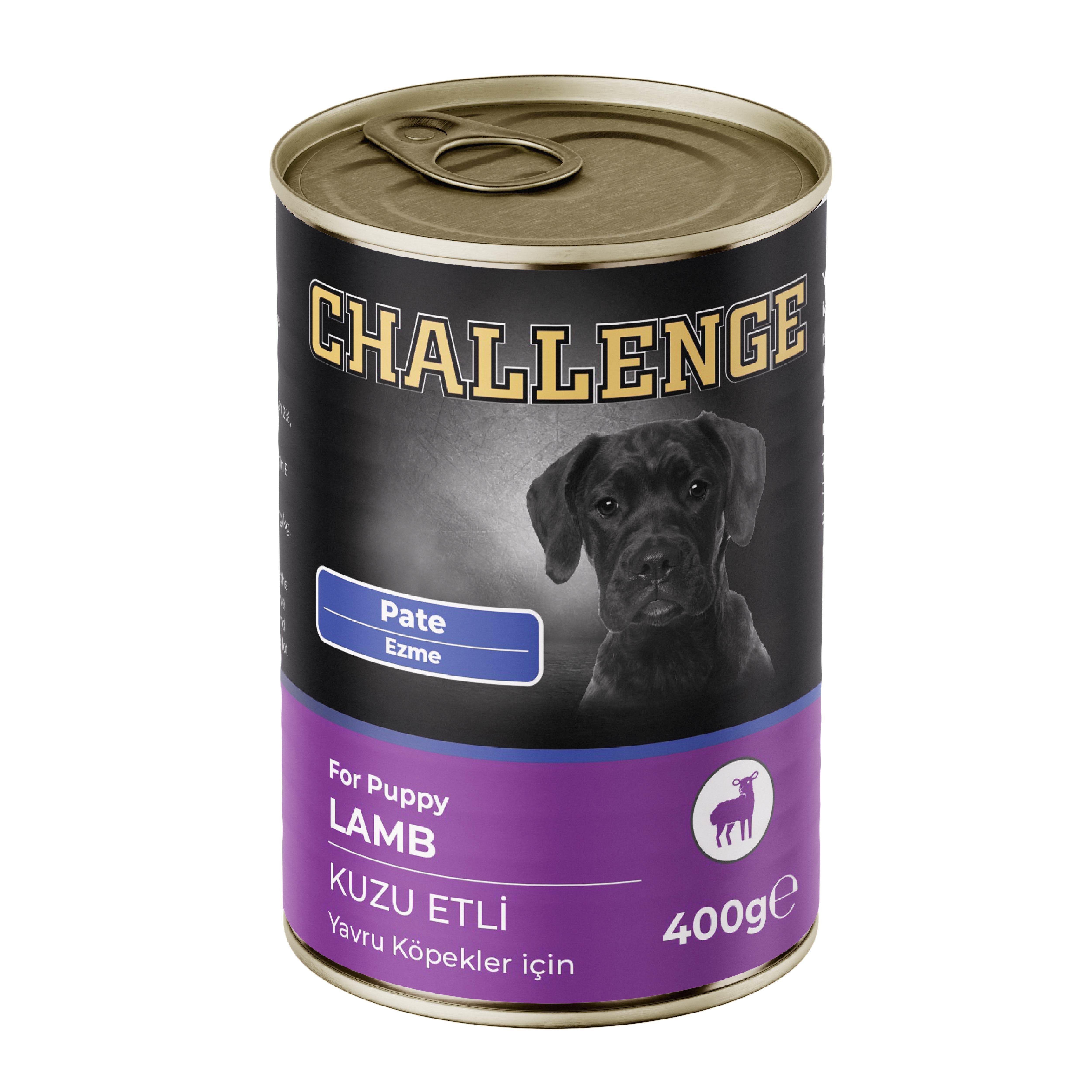 Challenge Pate  Kuzu Etli Yavru Köpek Konservesi 400 gr