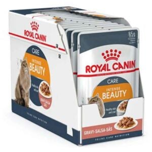 Royal Canin Gravy Intense Beauty Kedi Maması 85 Gr-(12 Adetx85 Gr)