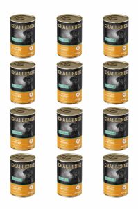 Challenge Tavuklu Yetişkin Köpek Konservesi 400 gr x 12 Adet