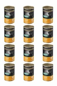 Challenge Tavuklu Yetişkin Köpek Konservesi 400 gr x 12 Adet