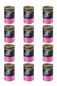 Challenge Pate Kuzu Etli Yavru Kedi Konservesi 400 gr x 12 Adet