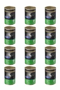 Challenge Pate Kuzu Etli Yetişkin Köpek Konservesi 400 gr x 12 Adet