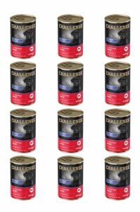 Challenge Pate Sığır Etli Yetişkin Köpek Konservesi 400 gr x 12 Adet
