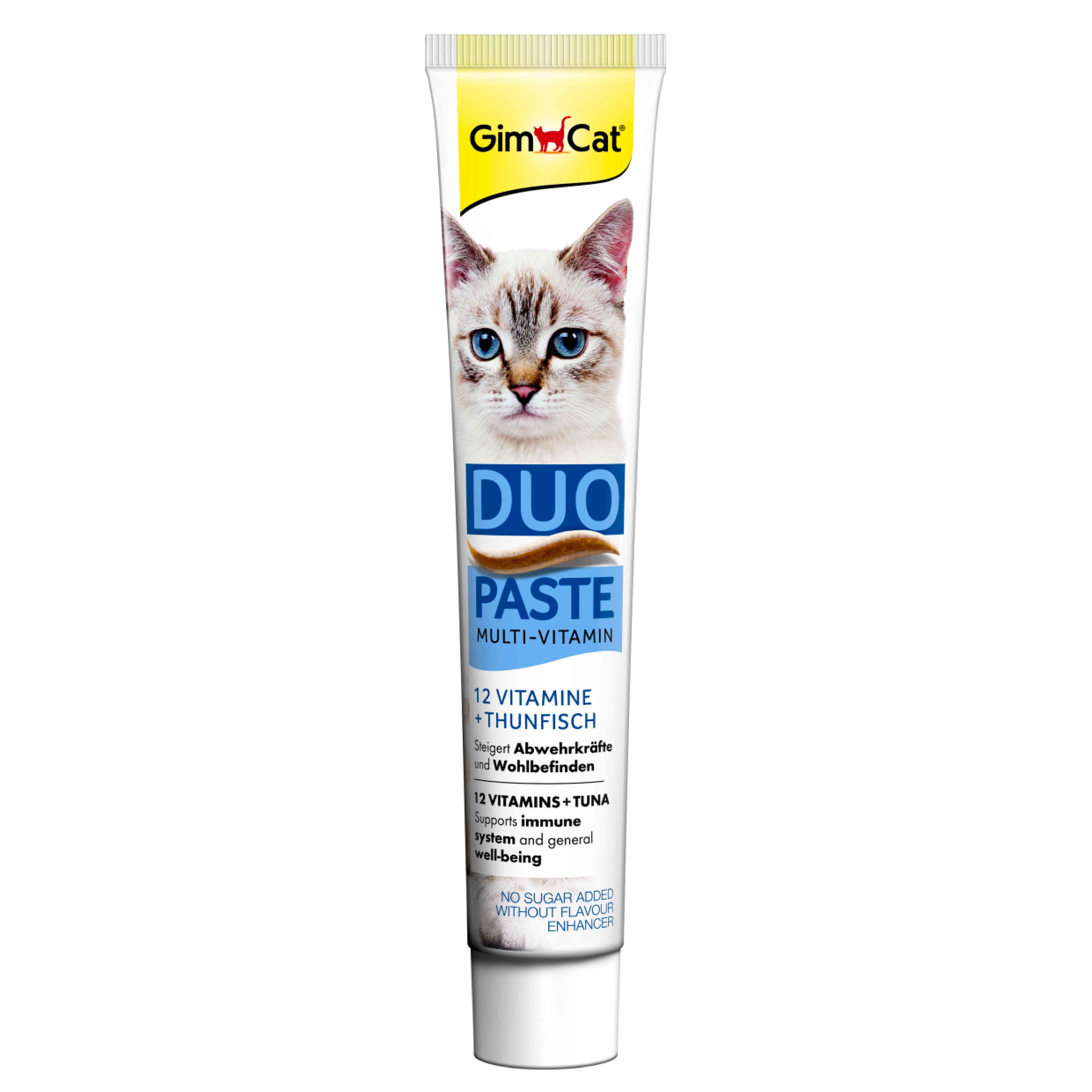 GimCat Multi-Vitamin Duo Paste Tuna + 12 Vitaminli 50gr kedi macunu