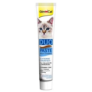 GimCat Multi-Vitamin Duo Paste Tuna + 12 Vitaminli 50gr kedi macunu