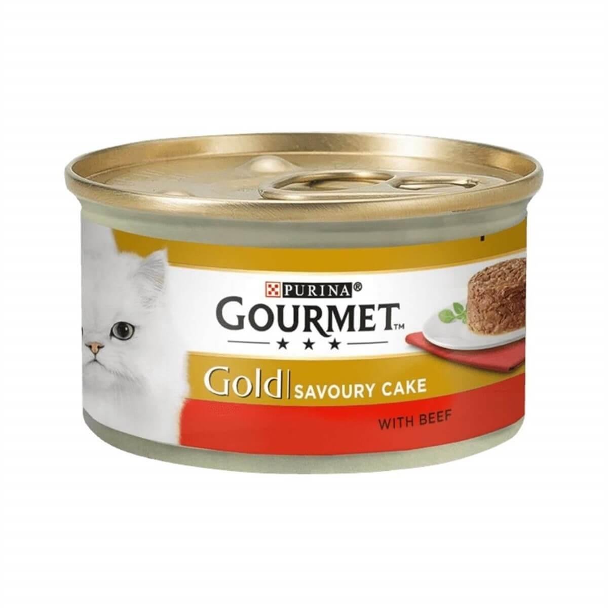 Gourmet Gold Savoury Cake Sığır Etli ve Domatesli 85gr