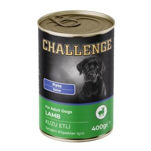 Challenge Pate Challenge Kuzu Etli Yetişkin Pate Köpek Konservesi 400 gr