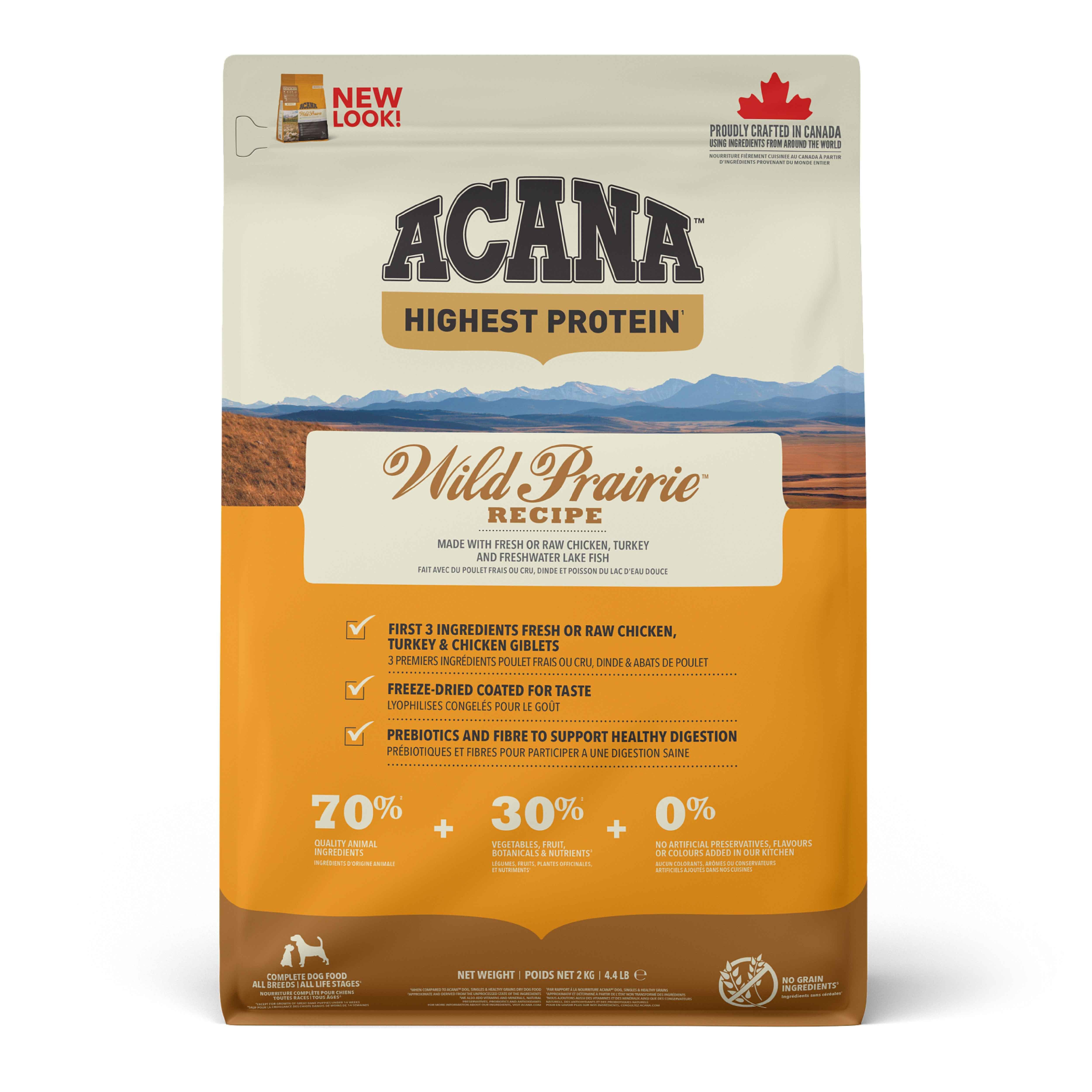 ACANA Regionals - Wild Prairie Köpek Maması 2kg - Tüm Irk Ve Yaşam Evreleri köpek maması