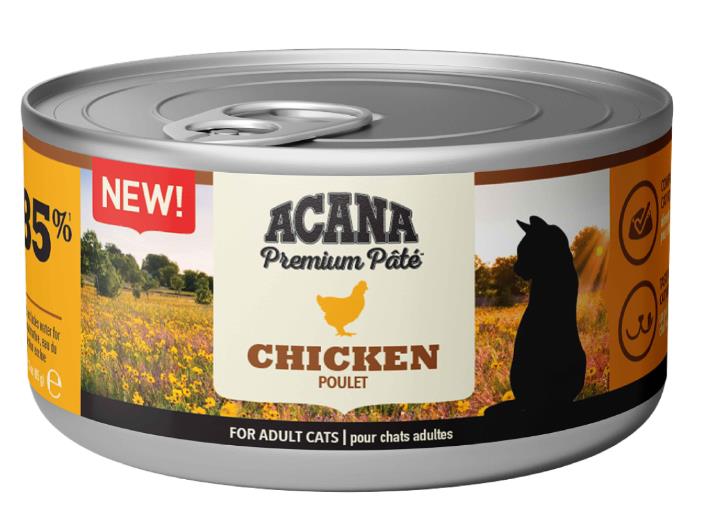 Acana Premium Pate (Ezme) Acana Tavuk Etli Kedi Konservesi 85 Gr