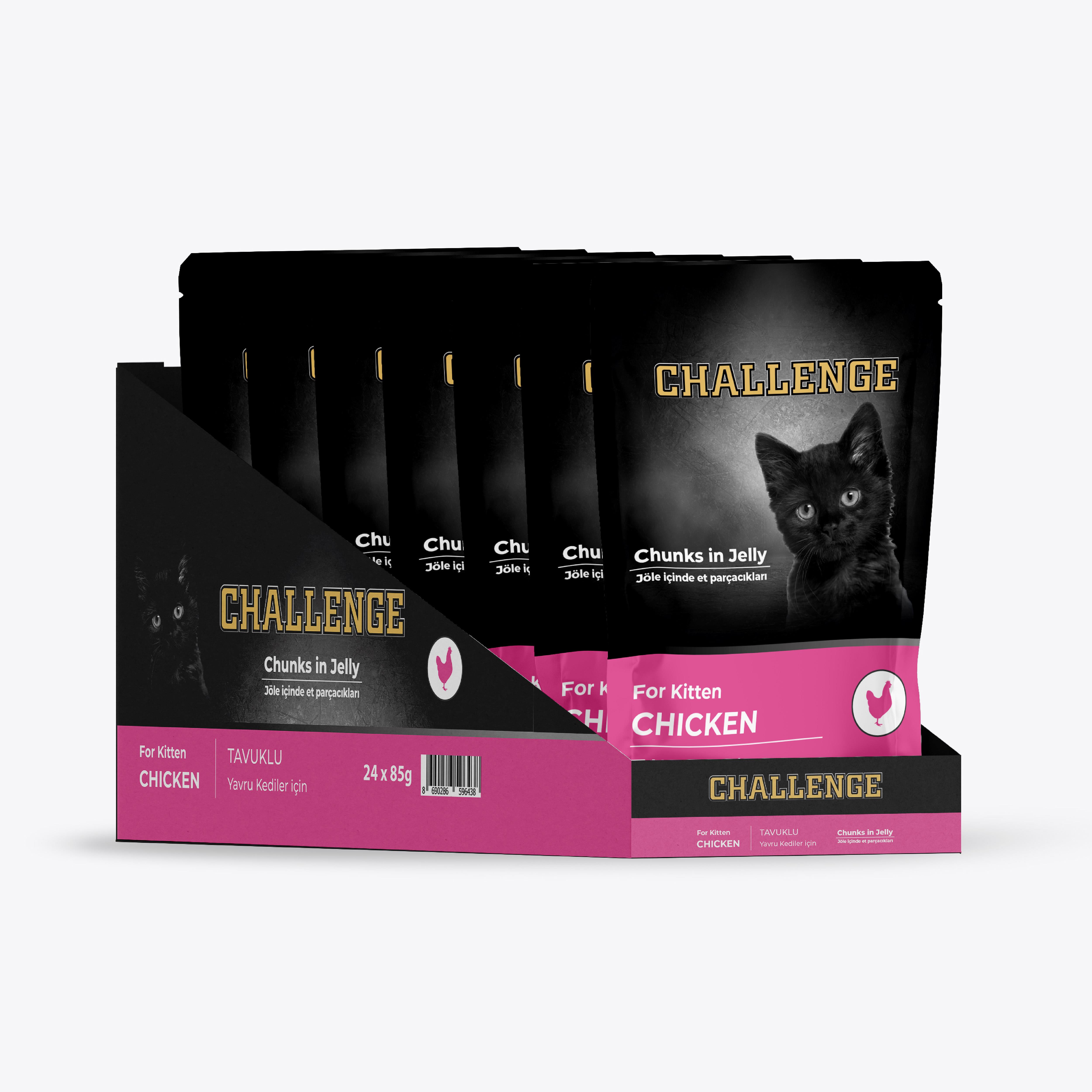 Challenge Pouch Challenge yavru tavuklu yaş mama 85 grx24ad
