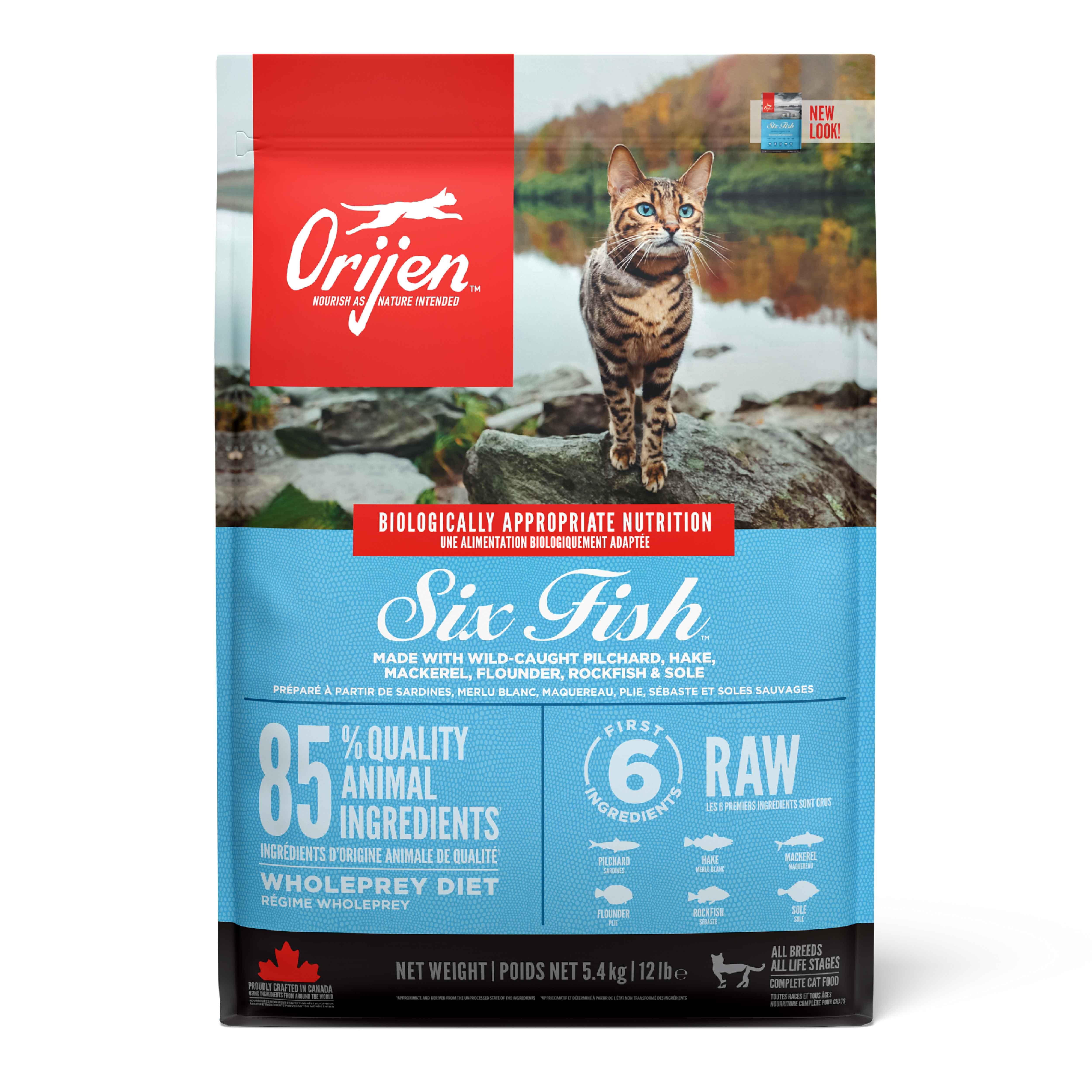 ORIJEN Six Fish Kedi Maması 5,4 Kg