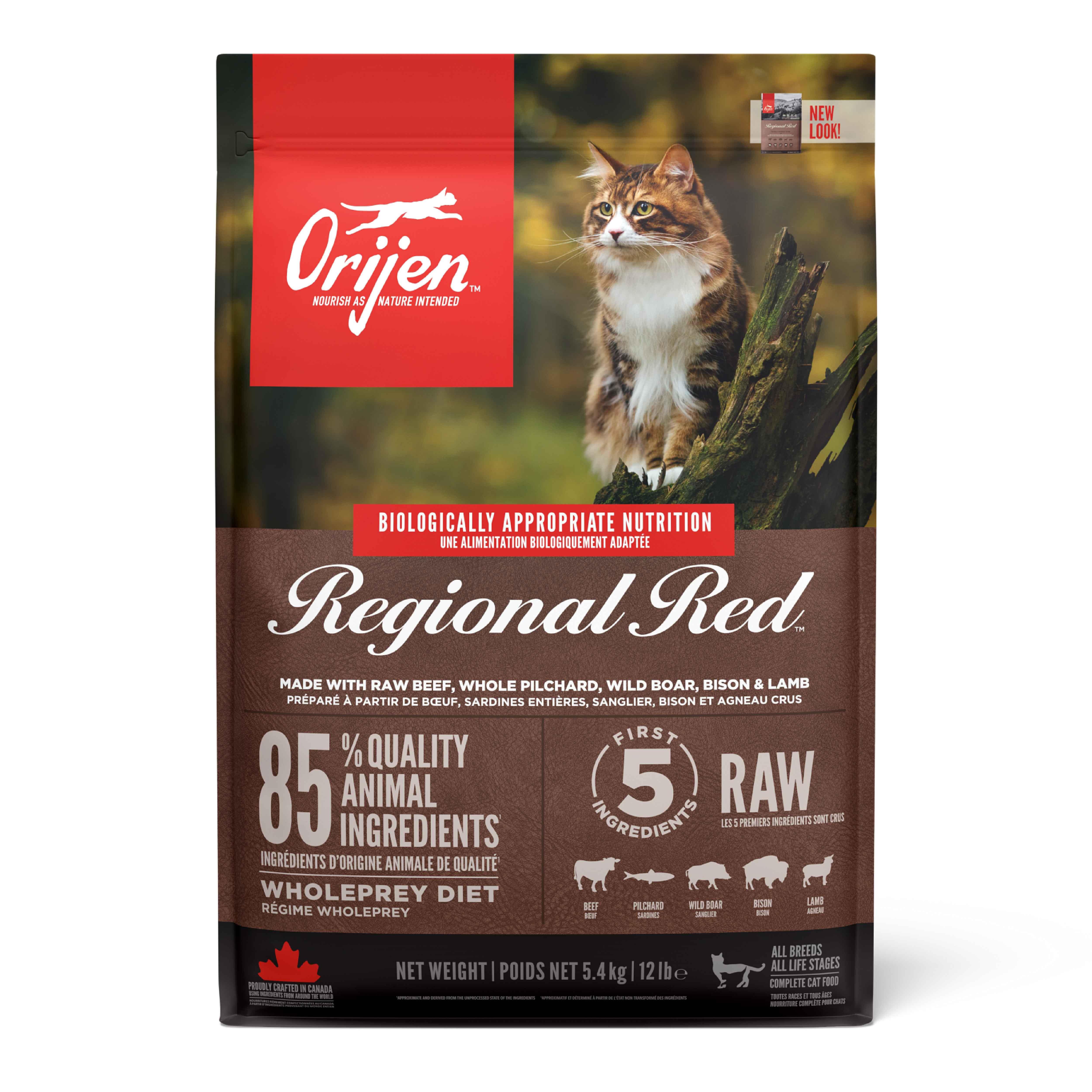Orijen Regional Red Kedi Maması 5,4 Kg