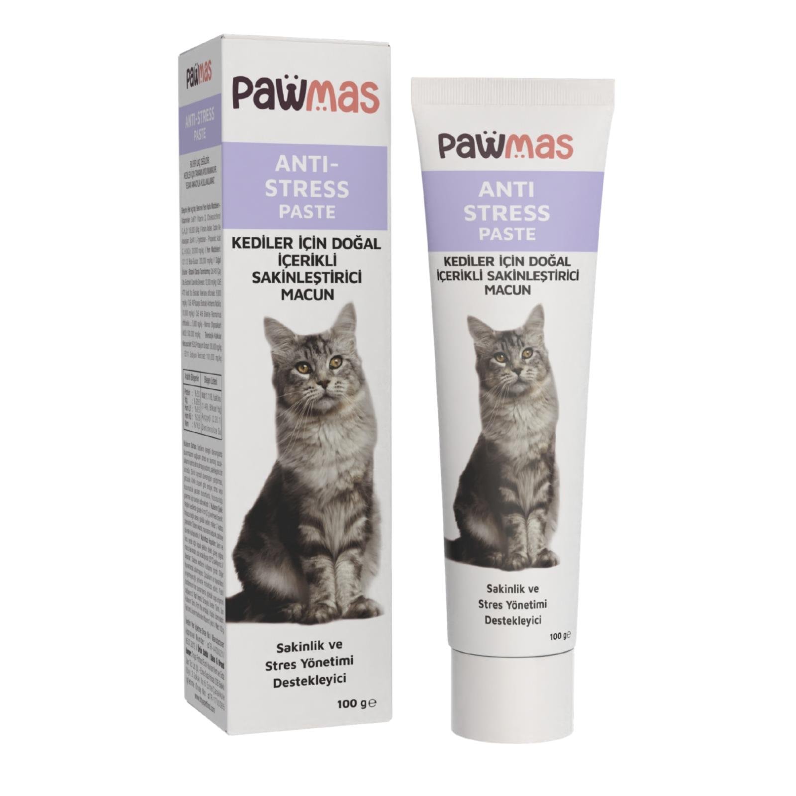 Pawmas Anti Stress (Relax) Kedi Macunu 100 Gr