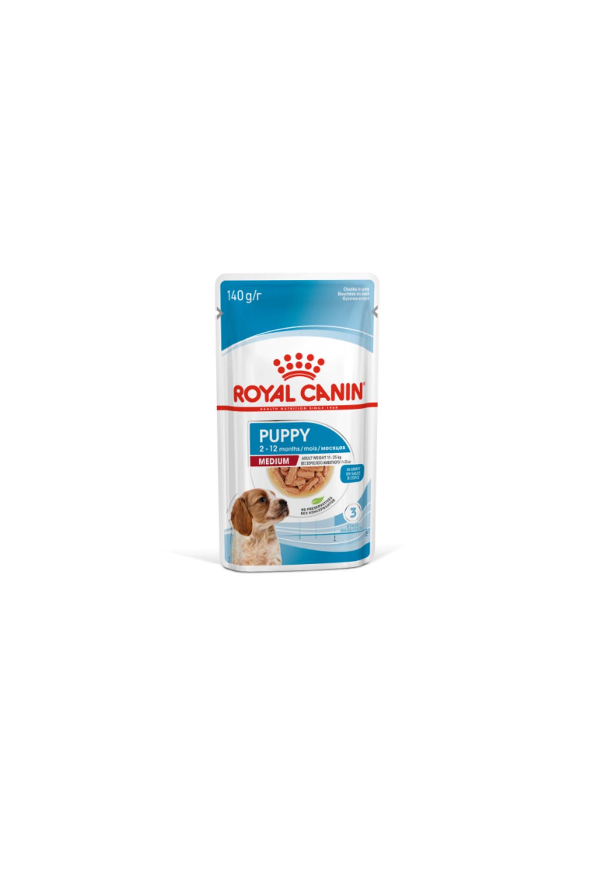 Royal Canin Medium Puppy Gravy Yavru Köpek Konservesi 10 Adet 140 Gr