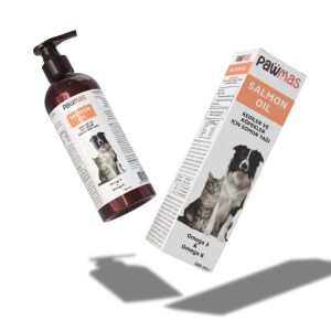 Pawmas Salmon Oil 200 Ml – Omega 3 & Omega 6 (Kediler ve Köpekler İçin Somon Yağı)