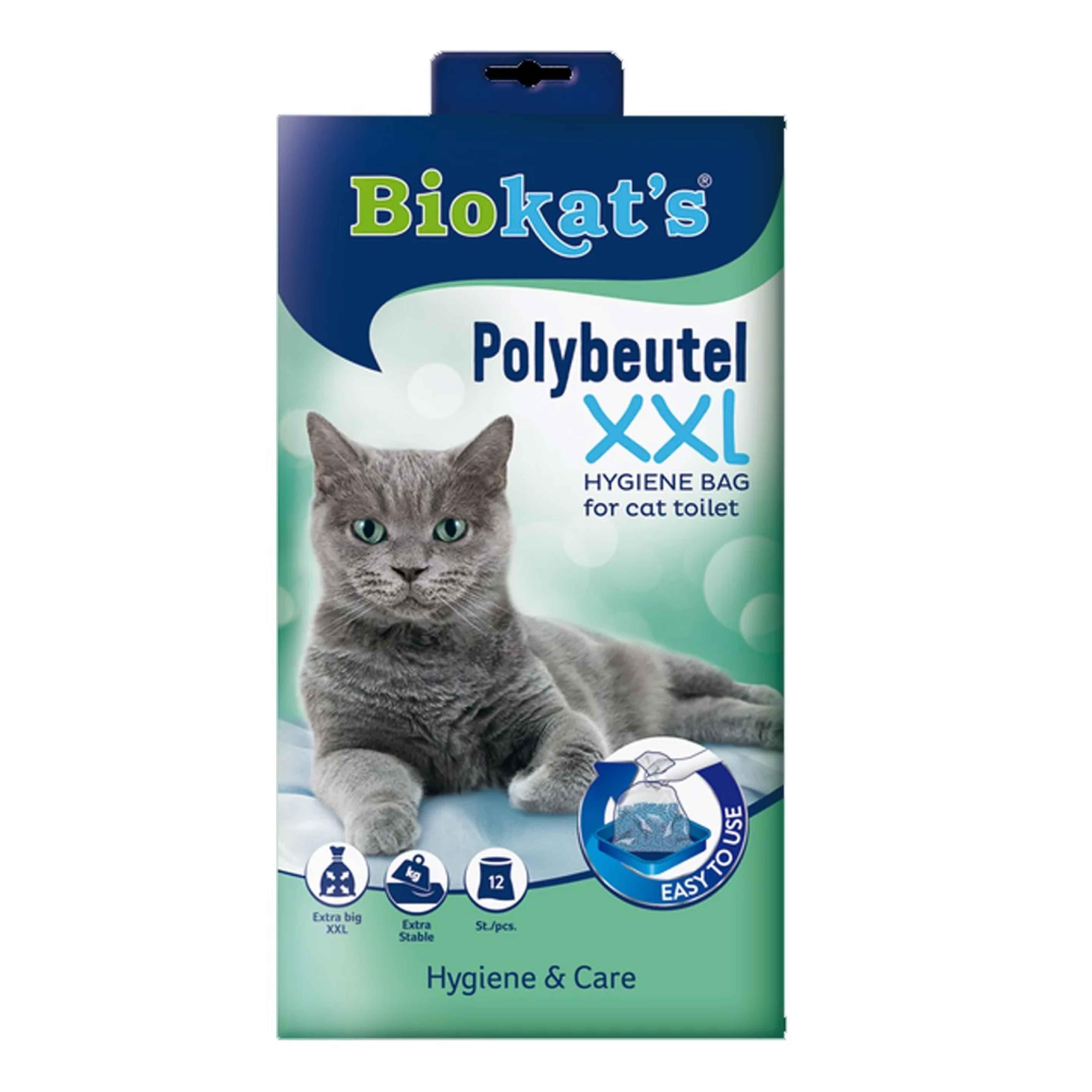 Biokats Kedi Kumu Hijyen Torbası XXL 12li