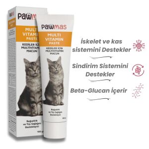 Pawmas Multivitamin Kedi macunu 100gr X 2 Adet