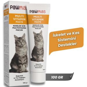 Pawmas Multivitamin Kedi macunu 100gr X 2 Adet