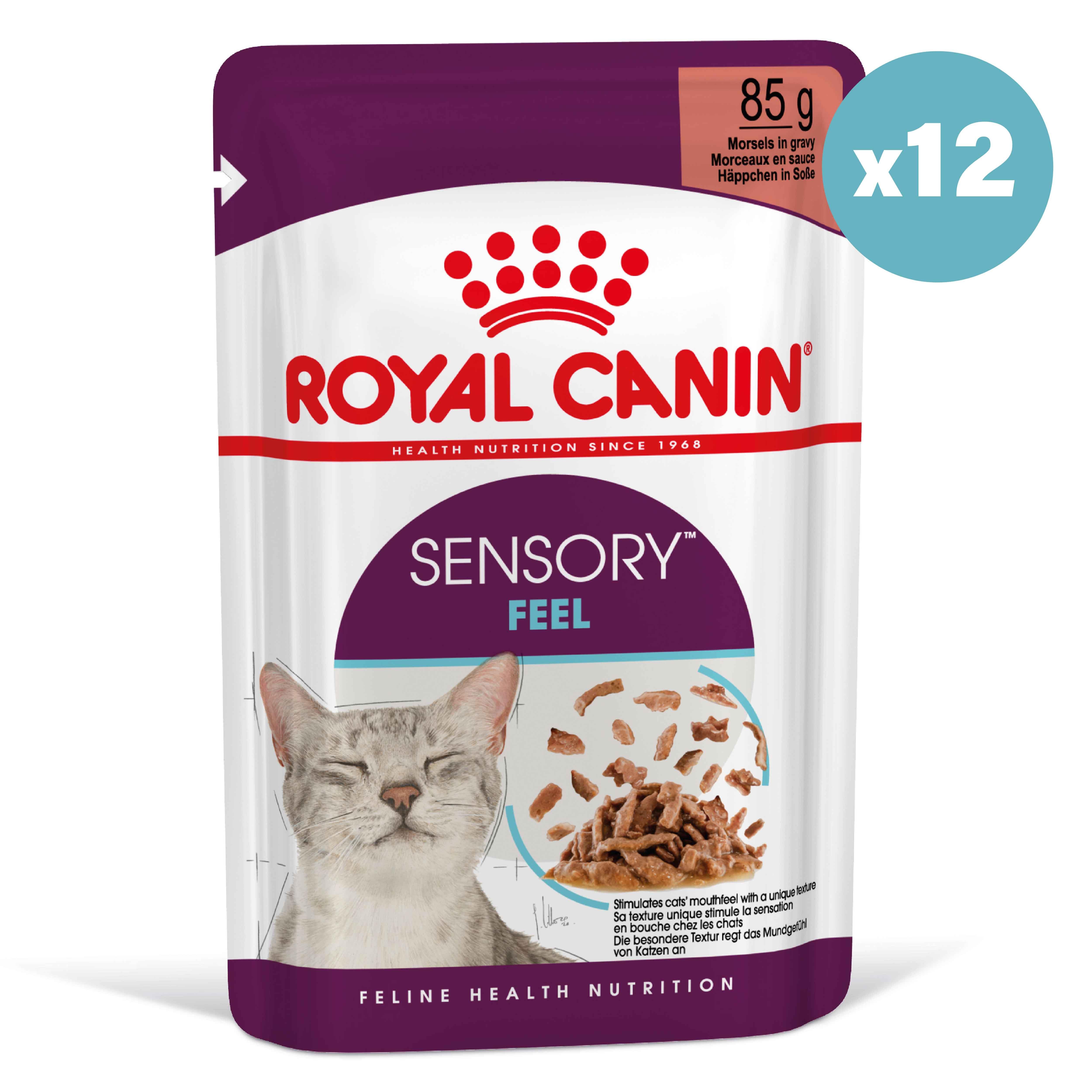 Royal Canin Sensory Feel Gravy Yetişkin Kedi Konservesi 85gr x 12 Adet