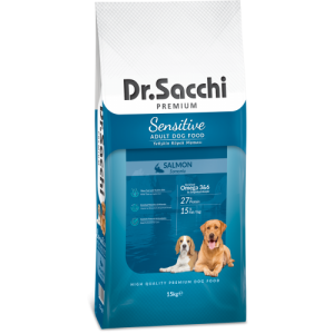 Dr.Sacchi Premium Sensitive Salmon Yetişkin Köpek Maması 15 Kg