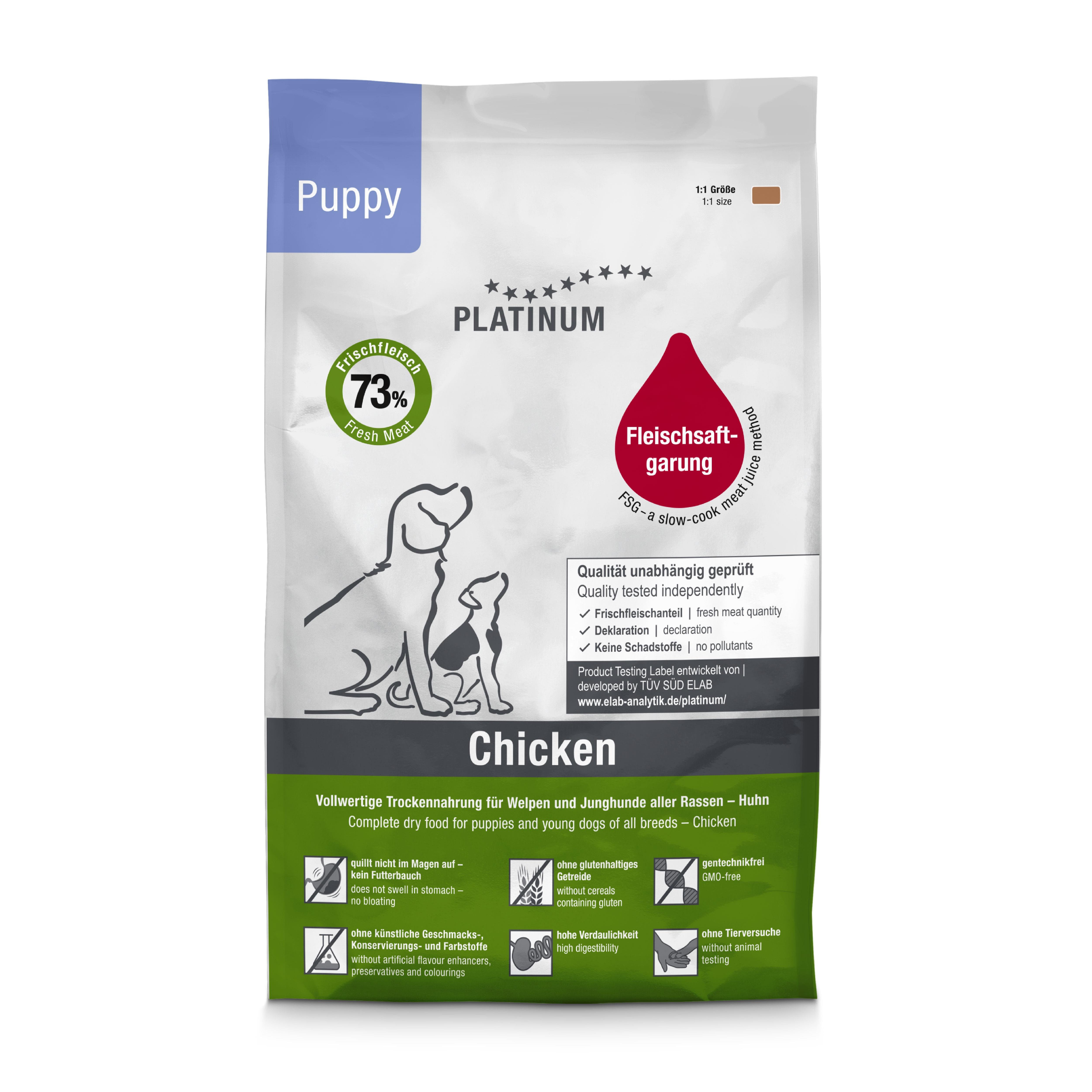 Platinum SemiMoist Yavru Tavuklu Köpek Maması 1,5kg