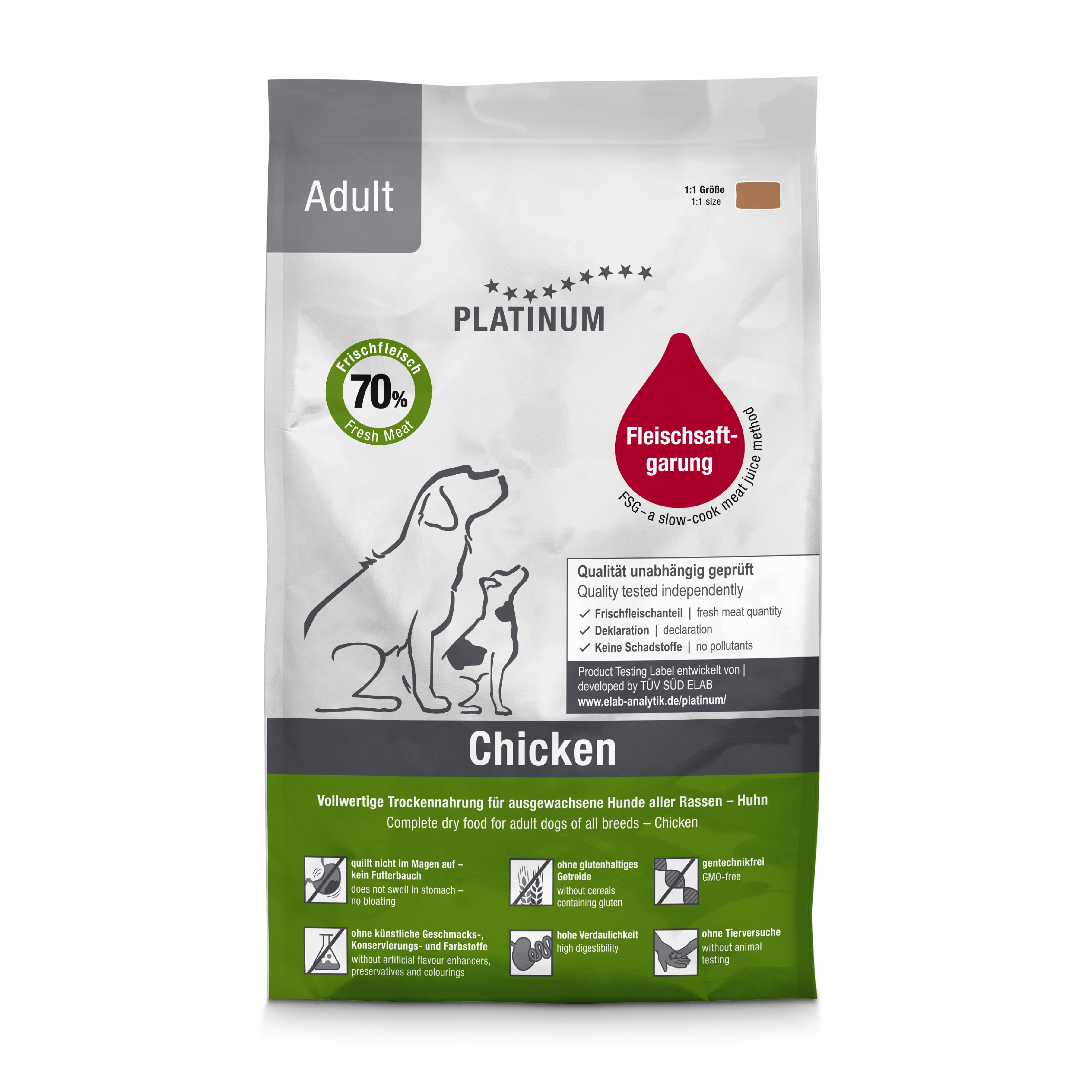 Platinum SemiMoist Tavuklu Yetişkin Köpek Maması 1,5kg
